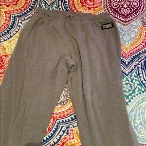 VS PINK SWEATPANTS ( GRAY )